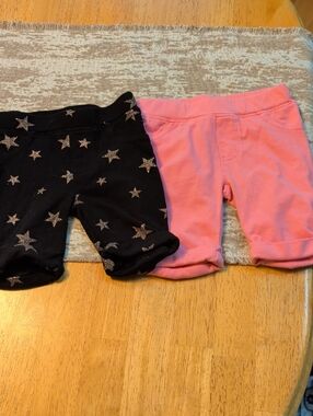 Epic Threads Black Shorts with Silver Star Accents